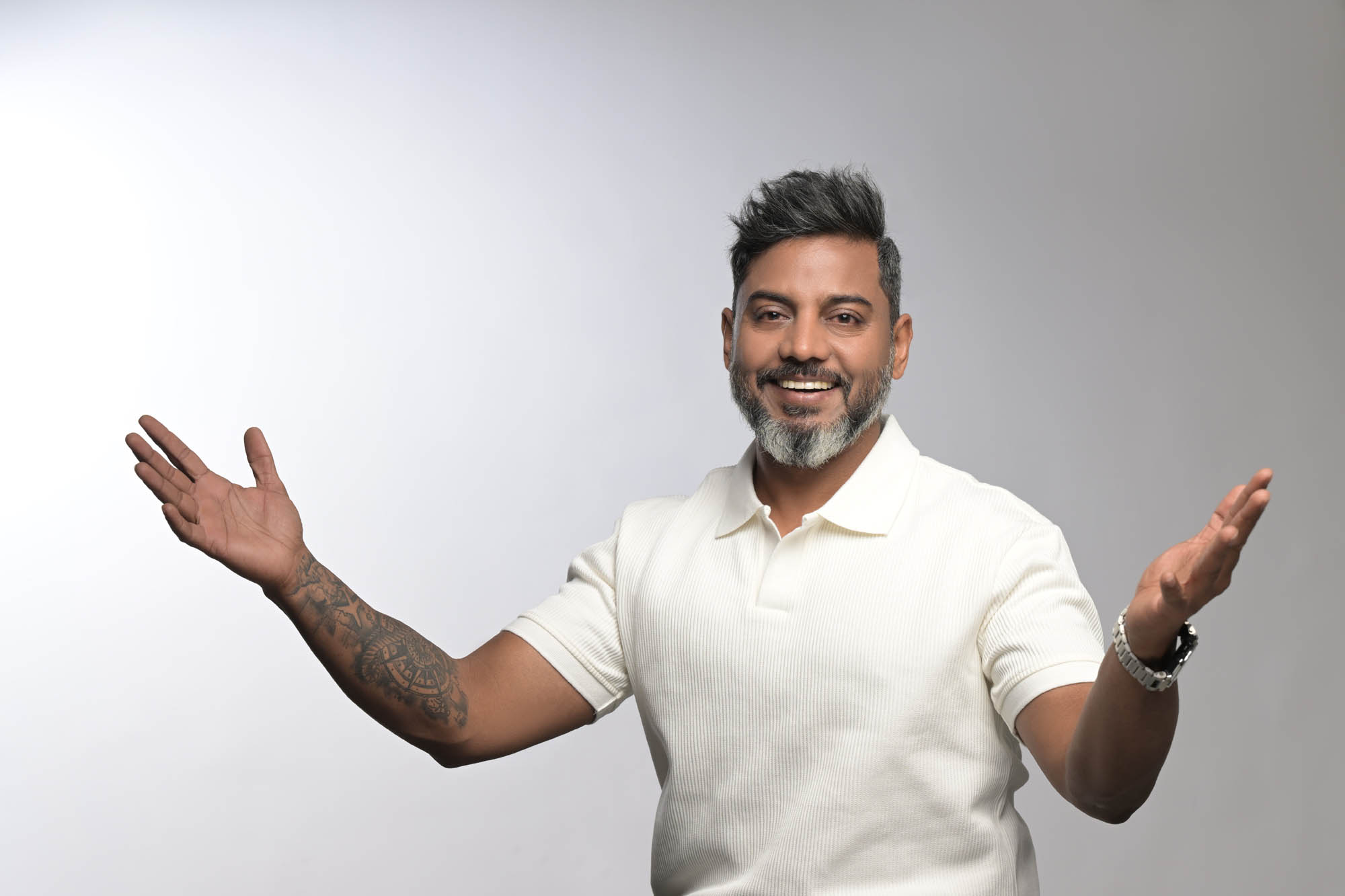 become a model at age 40 mature male model smiling portrait by Praveen Bhat