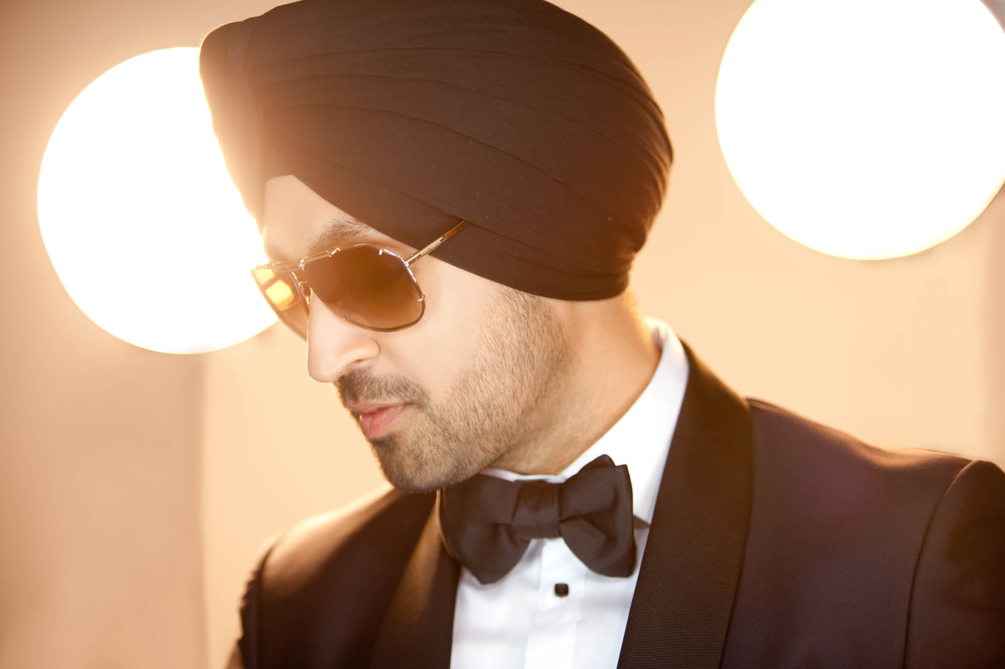 Diljit Dosanjh Photoshoot warm cinematic close up by Praveen Bhat