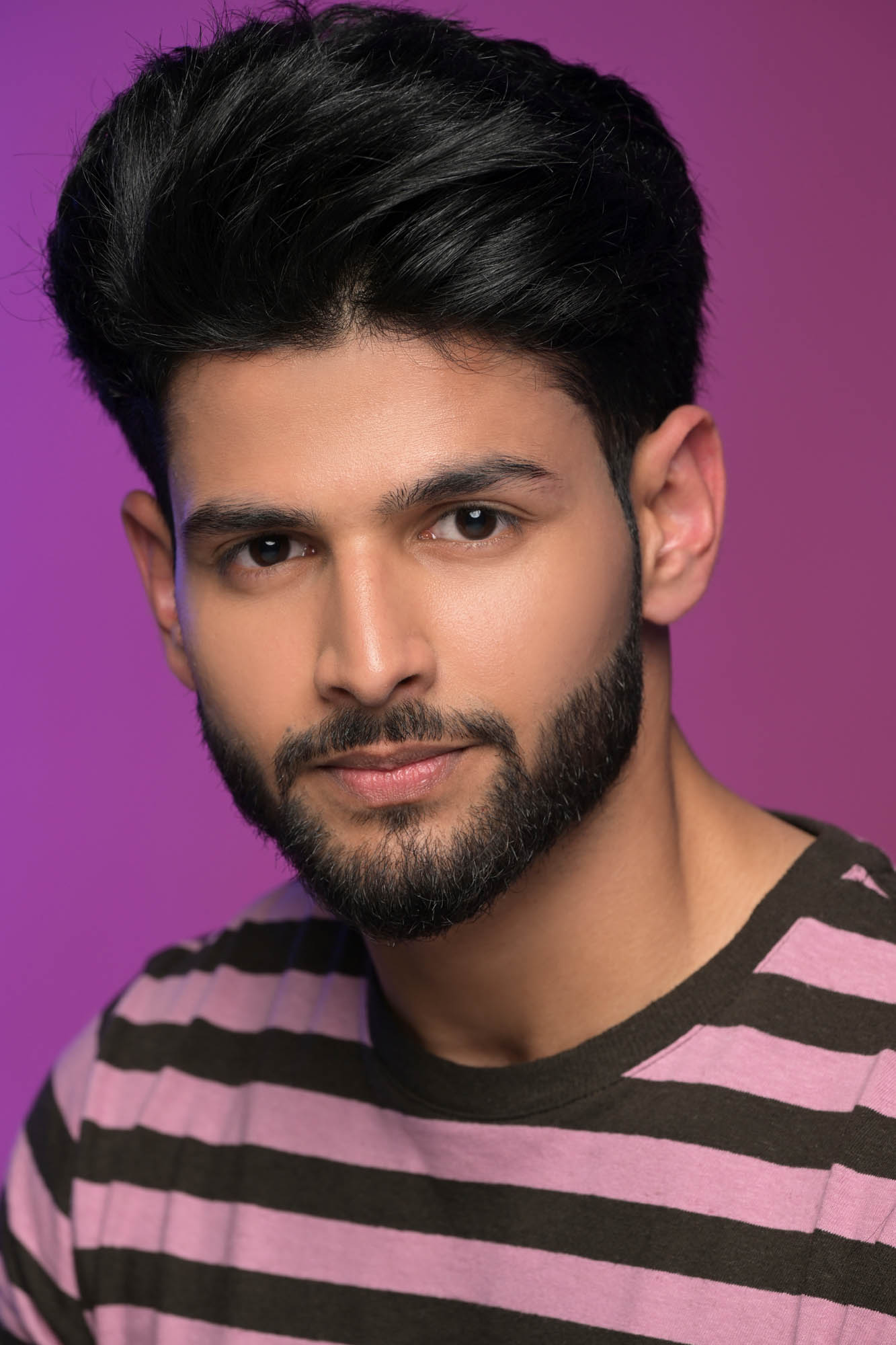 model portfolio for beginners in india clean male headshot by Praveen Bhat