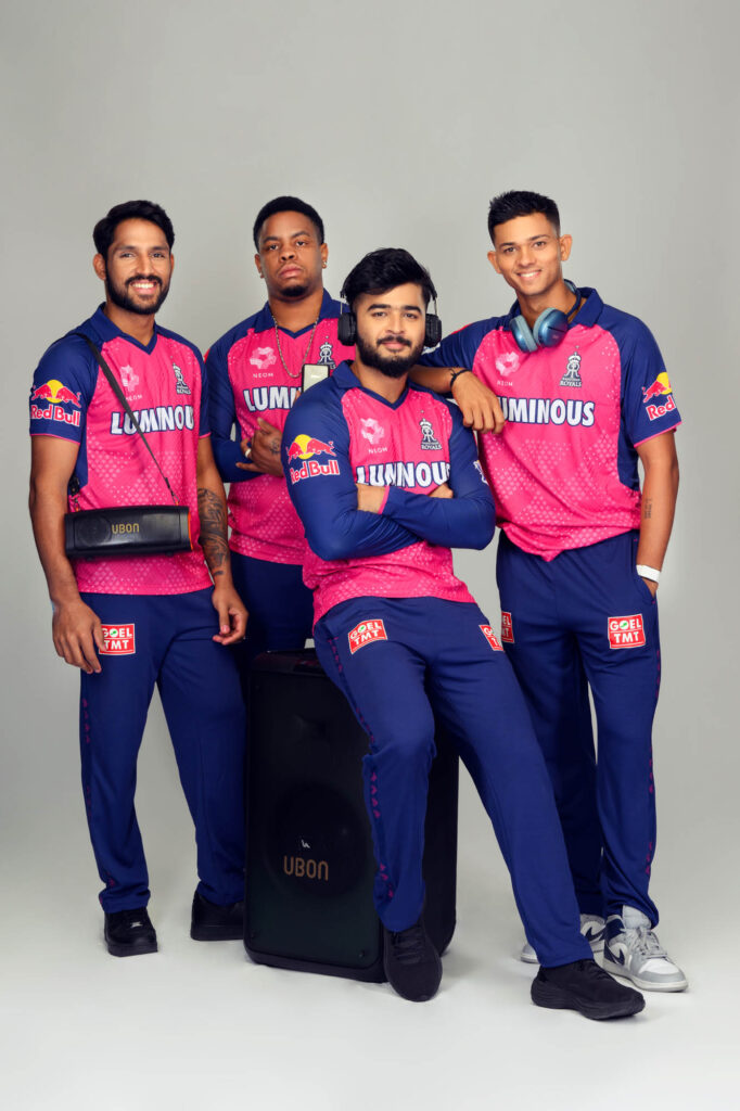 Rajasthan Royals IPL 2026 Photoshoot for UBON : Behind the Scenes of the New Look